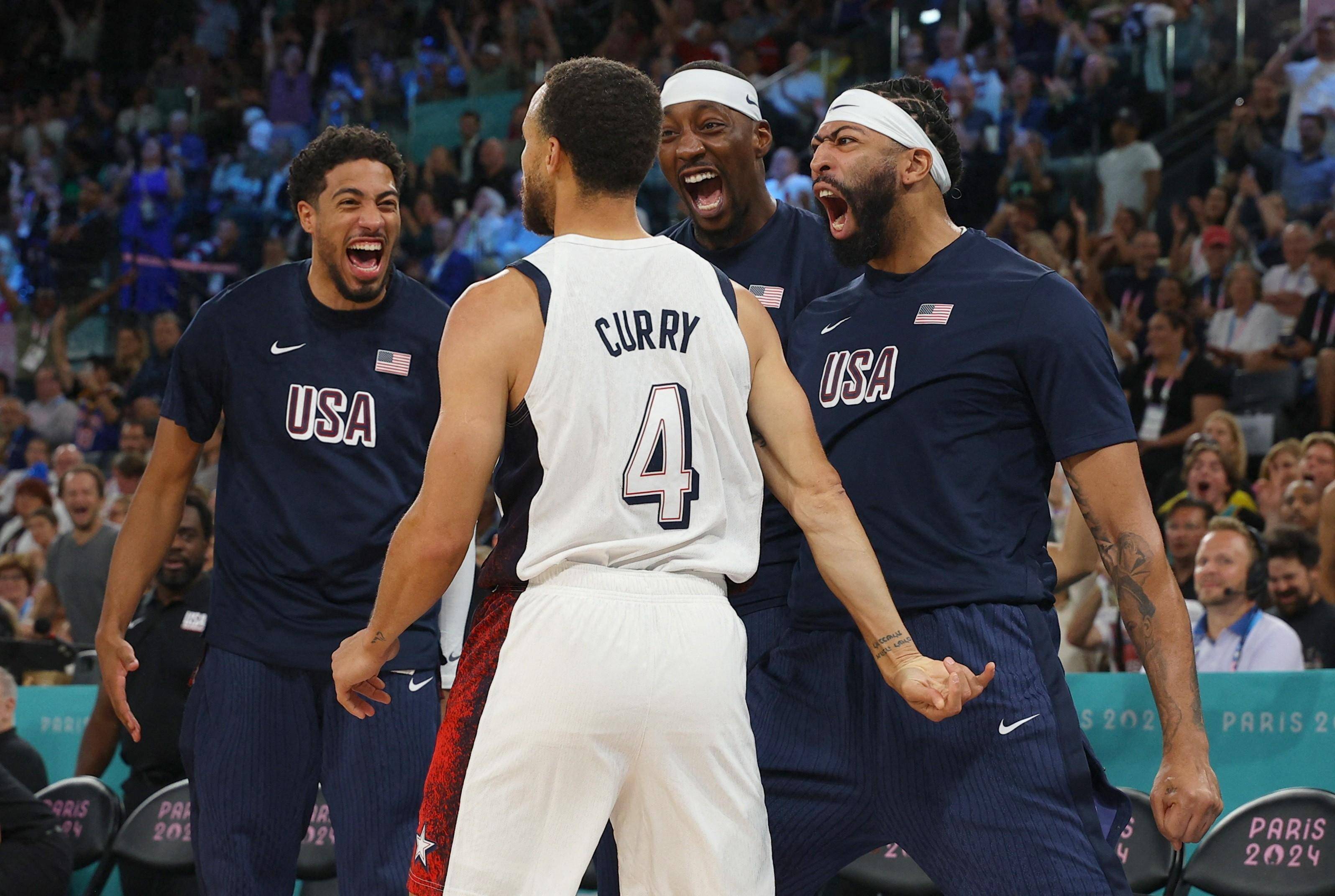 美国队在全球篮球赛上获胜